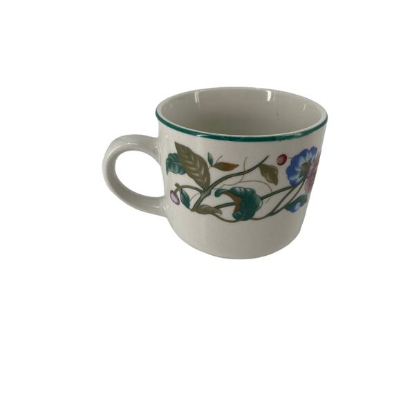 THE CASTLEGARDEN COLLECTION BY CITATION white floral COFFEE CUP/MUG - Picture 1 of 4